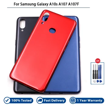 Абсолютно НОВ За Samsung Galaxy A10S A107 A107F SM-A107F Задната част на кутията на Батерията Задната врата Корпус на Резервни Части За Ремонт на