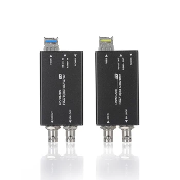 МИНИ 1-канален преобразувател на SDI в оптични влакна 3G/HD/SD-SDI SDTV, HDTV EFP в оптичен разклонител с обратен сигнал RS485