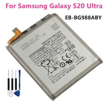 Оригиналната работа на смени Батерия EB-BG988ABY За Samsung Galaxy S20 Ултра Натурална Батерията на телефона 5000 mah + безплатни инструменти