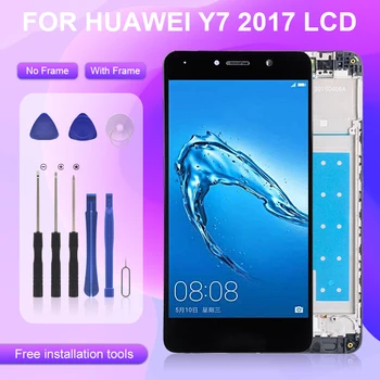 1 Бр. Тестван 5,5-инчов У 7 Prime 2017 Екран За Huawei У 7 2017 LCD сензорен Панел Digitizer Капитан 9 Lite Дисплеят На Колекцията С Рамка