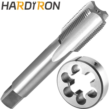 Hardiron 1-5 /8-8 Демонтируйте метчик и набор от удари с дясната си ръка, 1-5 /8 x 8 Демонтируйте машинни метчики с дърворезби и кръгли печати