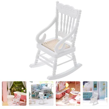Модел на стола, аксесоар за мини-къщите, Изделия от дърво, Декорация за детска куклена къща, Дървени детски Терариум, играчки за замъгляване