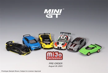 (Резервация) Изключителен модел MINI GT Mijo 1:64 Lancia Stratos / Honda Civic / Ламбо Huracán / Aventador / M4 GT3 / CSL